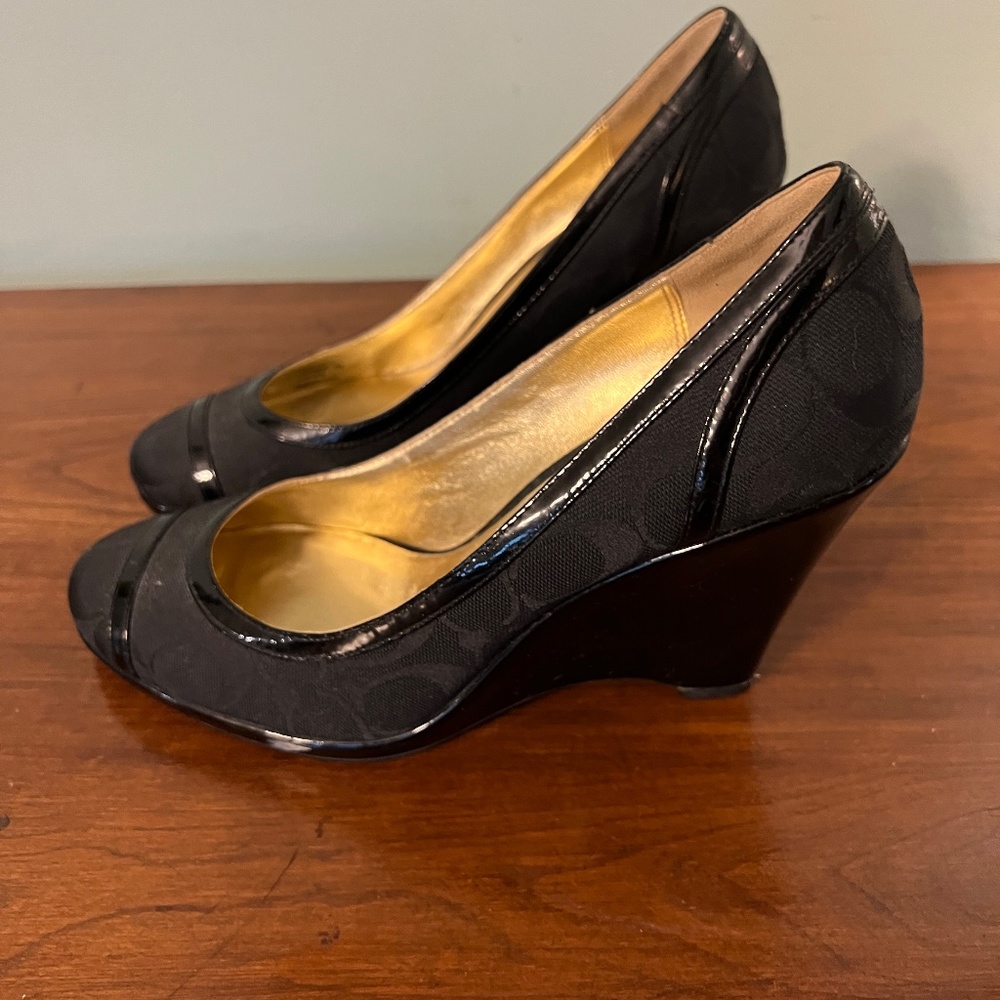 Coach Wedge Pumps - Picture 5 of 6